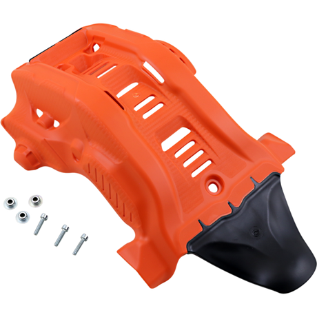 ACERBIS SKID PLATE KTM HUS Orange 16/White 20 Front - Driven Powersports