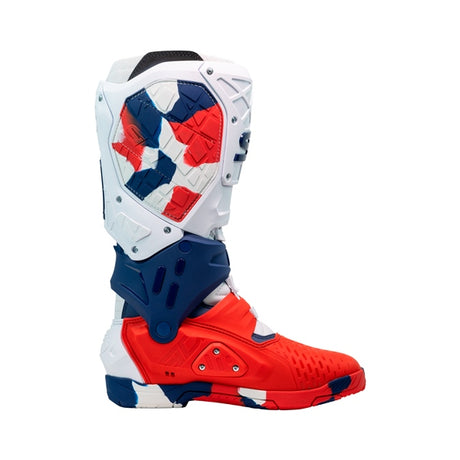 Sidi Crossair X Boots White/Navy/Red 41 - Driven Powersports