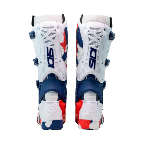 Sidi Crossair X Boots White/Navy/Red 41 - Driven Powersports