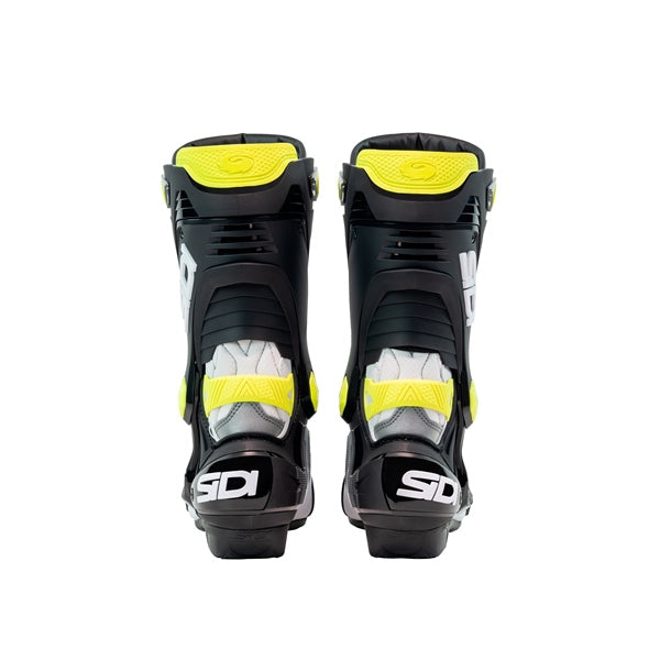 Sidi Rex Boots White/Black/Yellow 40 - Driven Powersports