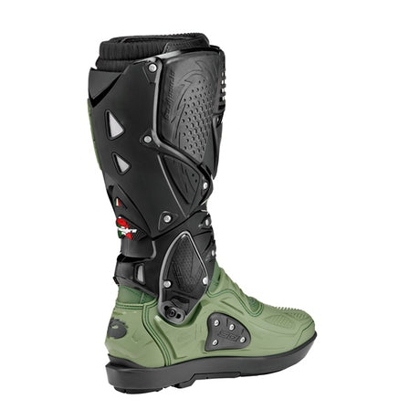 Sidi Crossfire 3 SRS Boots Army/Black 40 - Driven Powersports