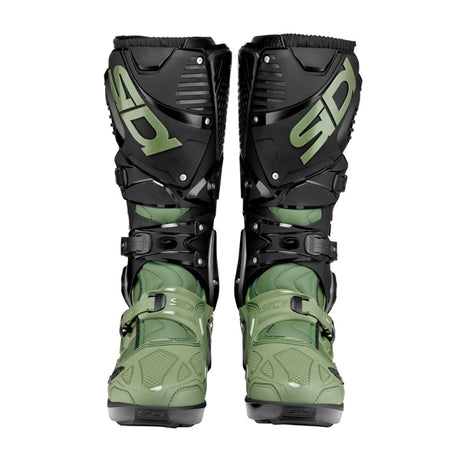 Sidi Crossfire 3 SRS Boots Army/Black 40 - Driven Powersports