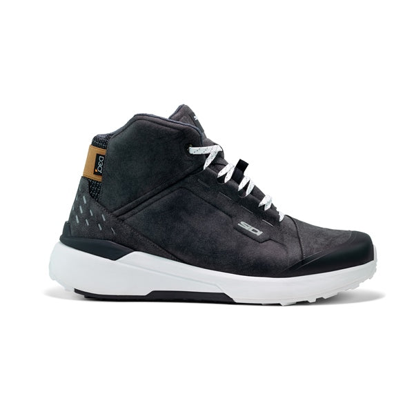 Sidi Nucleus Suede WP Shoes Black/White 38 - Driven Powersports