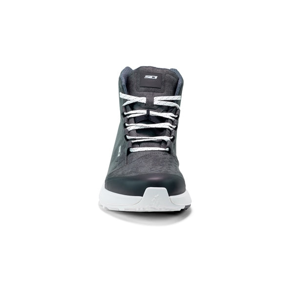 Sidi Nucleus Suede WP Shoes Black/White 38 - Driven Powersports