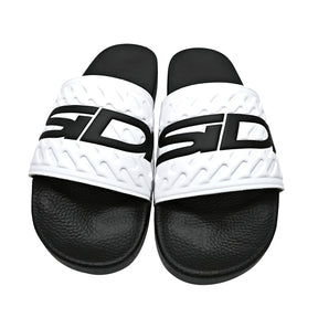 Sidi Pool Slide Black/White - Driven Powersports