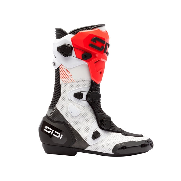 Sidi Mag 2 Air Boots White/Black/Red 41 - Driven Powersports