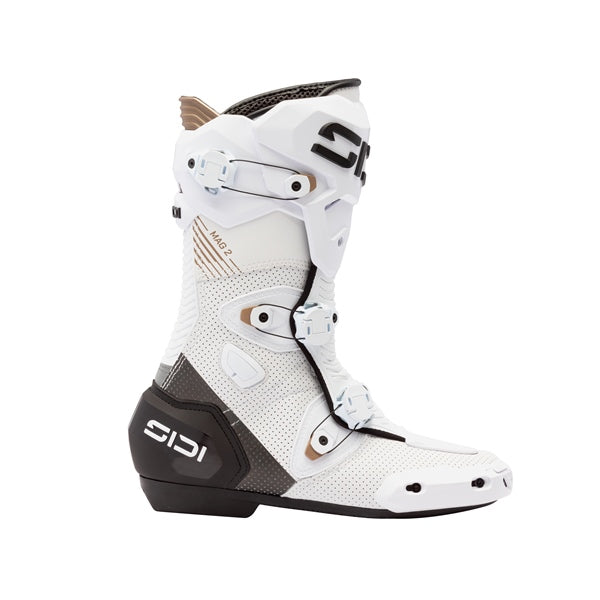 Sidi Mag 2 Air Boots White/Black 47 - Driven Powersports