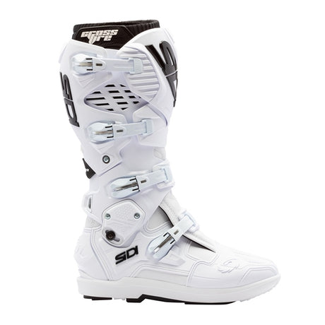 Sidi Crossfire 3 SRS Boots White/Black 44 - Driven Powersports