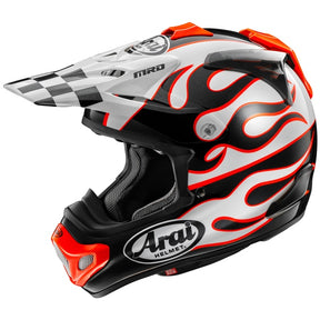 Arai VX-Pro4 Off-Road Helmet Flame White XS - Driven Powersports