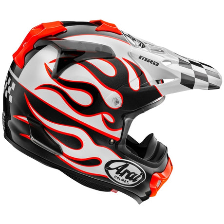 Arai VX-Pro4 Off-Road Helmet Flame White XS - Driven Powersports