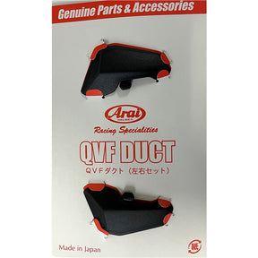 Arai QVF Duct Set Quantum-X/Signet-X Metal Black Frost - Driven Powersports