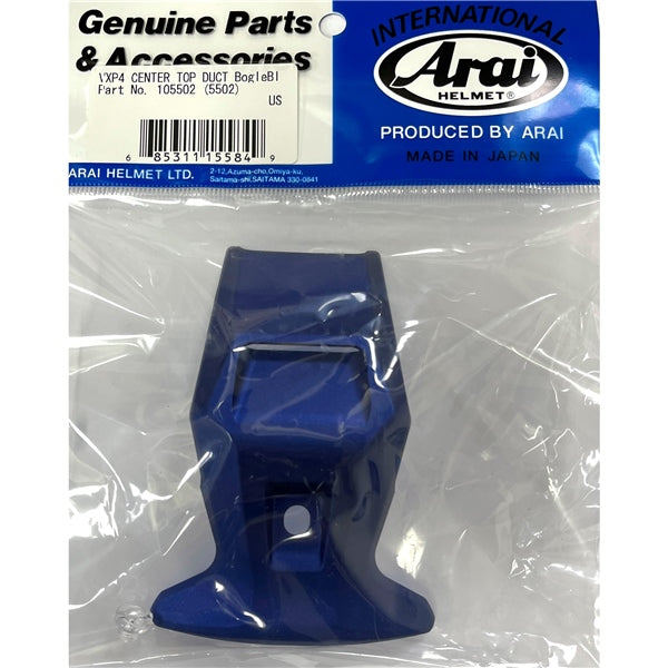Arai VX-Pro4 Top Duct Center VXP4 Blue - Driven Powersports