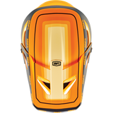 100% STATUS HELMET Topenga Orange/Black Top - Driven Powersports