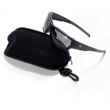 BOBSTER TREAD SUNGLASS REMOVABLE FOAM SMOKED LENS Matte Black Front - Driven Powersports