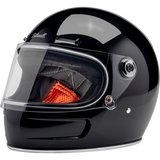 BILTWELL HELMET GRINGO SV Gloss Black Front - Driven Powersports