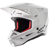 ALPINESTARS HELMET SM5 SOLID White Front - Driven Powersports
