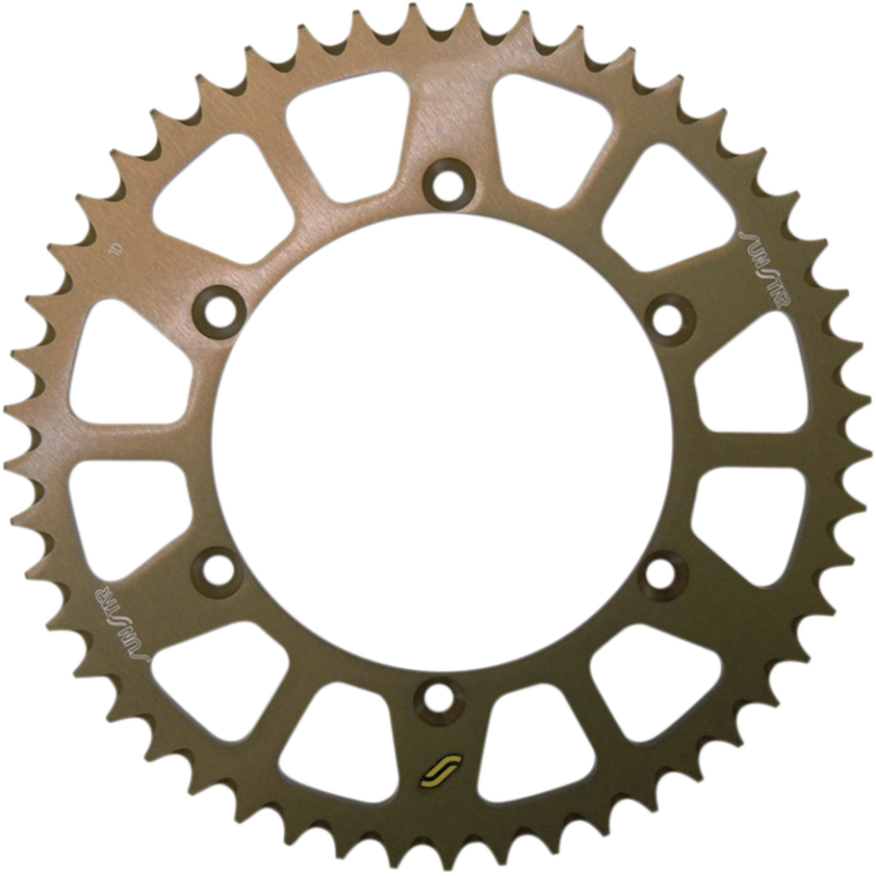 SUNSTAR SPROCKETS 520-54T ALUMINUM REAR SPROCKET (5-361954) Natural Front - Driven Powersports