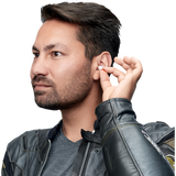 ALPINE HEARING PROTECTION EARPLUGS MOTOSAFE PRO MINIGRIP Application Shot - Driven Powersports