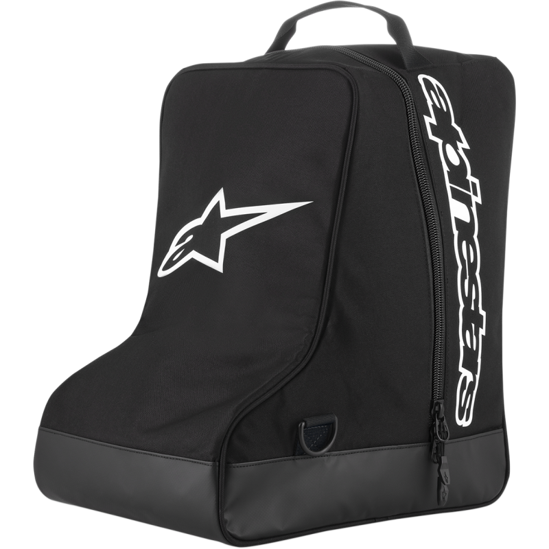 ALPINESTARS BAG BOOT Black/White Front - Driven Powersports