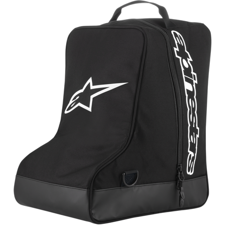 ALPINESTARS BAG BOOT Black/White Front - Driven Powersports