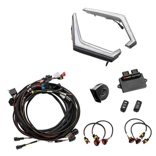 SuperATV Deluxe Self-Canceling Turn Signal Kit w/ Fang Lights (TSK-P-RZRXP-007-K) - Driven Powersports