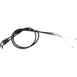 MOTION PRO THROTTLE CABLE VINYL SET (05-0259) Black Front - Driven Powersports