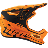 100% STATUS HELMET Topenga Orange/Black Front - Driven Powersports