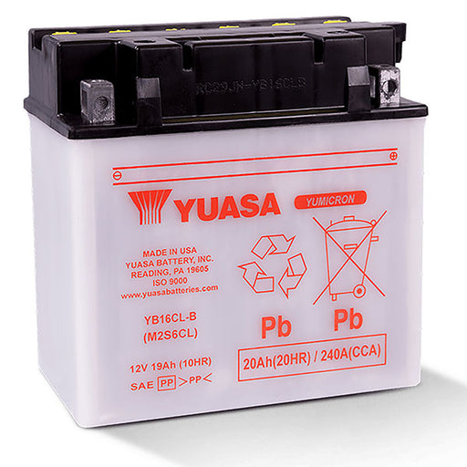 YUASA Yumicron High Performance Battery (YUAM2S6CLTWN) - Driven Powersports