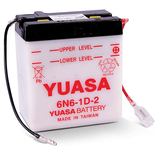 YUASA Conventional Battery (YUAM2662B) - Driven Powersports