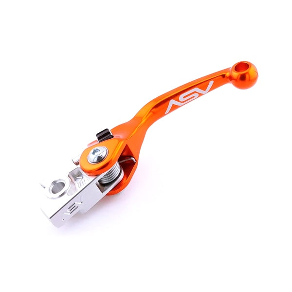ASV F4 Series Off-Road Clutch Lever For Kawasaki Medium Orange - Driven Powersports
