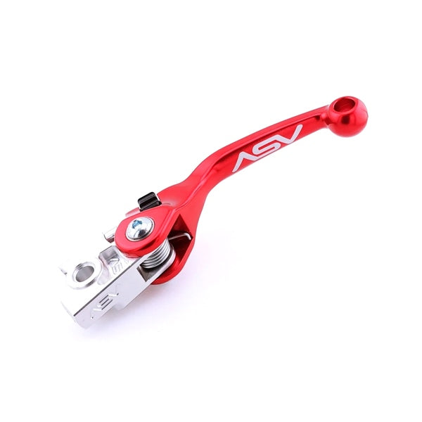 ASV F4 Series Off-Road Clutch Lever For Gas Gas / Husqvarna Red - Driven Powersports