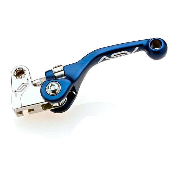 ASV F4 Series Off-Road Clutch Lever For Yamaha YZ450F 5" Blue - Driven Powersports
