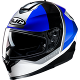 HJC C70 ALIA White/Blue Front - Driven Powersports