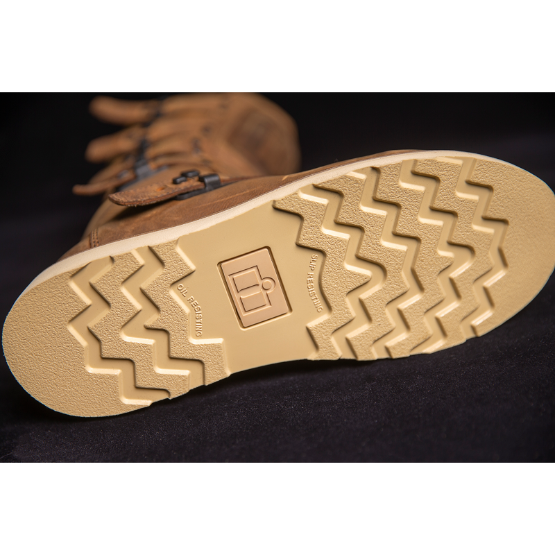 ICON BOOT ELSINORE2 CE Brown Detail - Driven Powersports