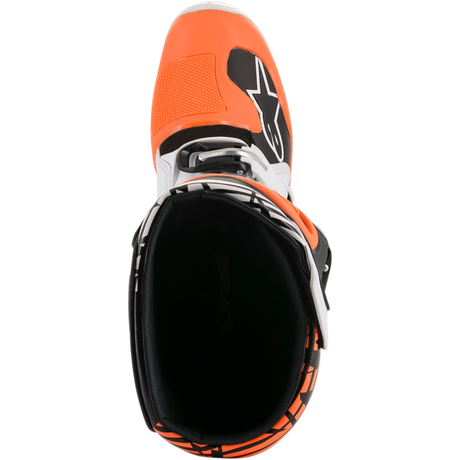 ALPINESTARS BOOT TECH 5 White/Black/Orange Top - Driven Powersports
