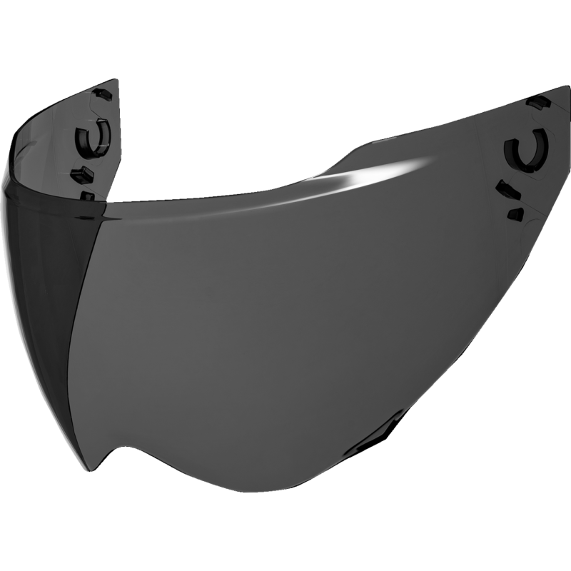 ICON SHIELD DOMAIN Dark Smoke Front - Driven Powersports