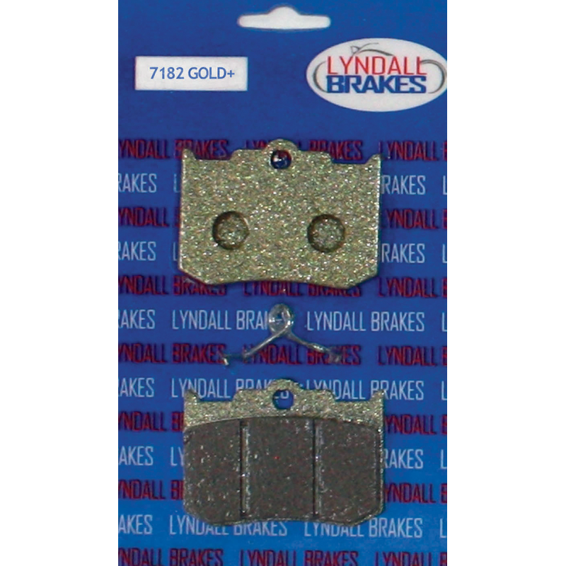 LYNDALL RACING BRAKES LLC PM 125X4/137X4 CALIPER PLUS B/PADS Gold Front - Driven Powersports