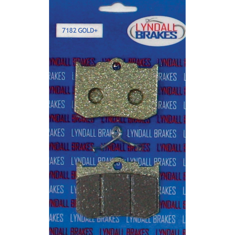 LYNDALL RACING BRAKES LLC PM 125X4/137X4 CALIPER PLUS B/PADS Gold Front - Driven Powersports