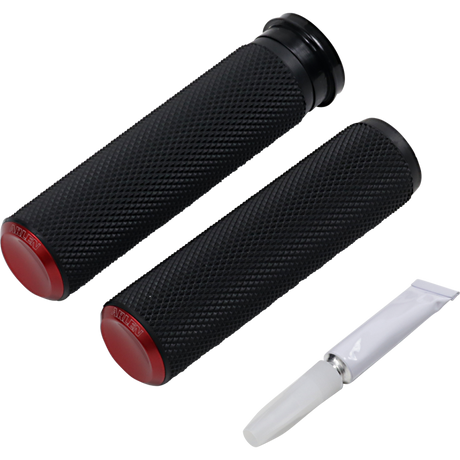ARLEN NESS GRIP KNURLED TBW Red Front - Driven Powersports