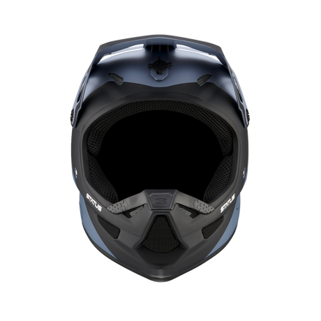 100% STATUS HELMET Drop/Steel Blue Front - Driven Powersports