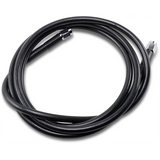DRAG SPECIALTIES BLACK S/S BRAKE LINE 66" Front - Driven Powersports