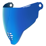 ICON SHIELD AFLT 22.06 RST Blue Front - Driven Powersports