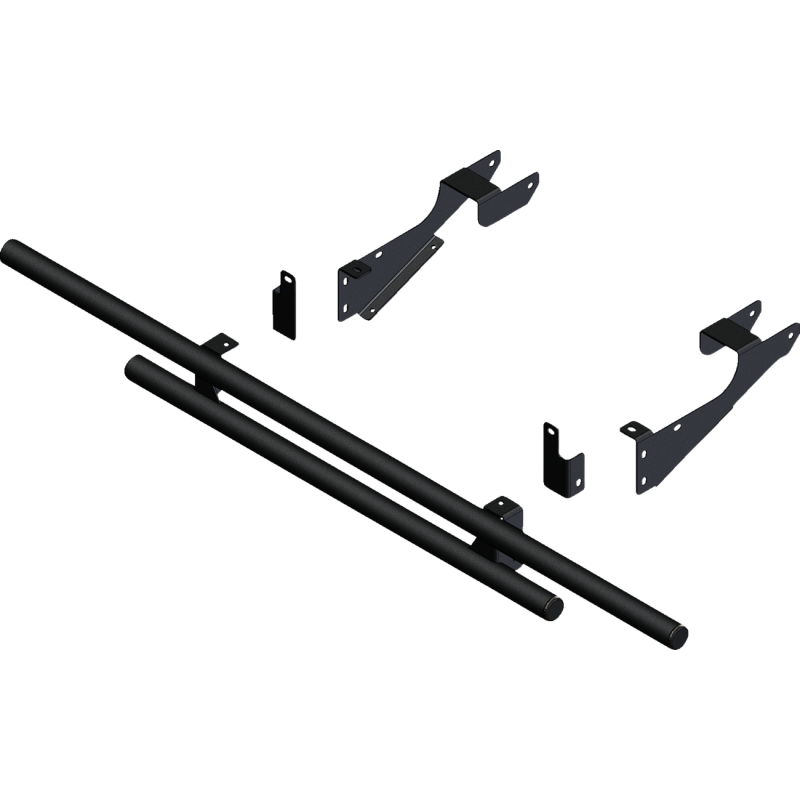 KFI PRODUCTS REAR BUMPER - - POLARIS (101850) Black Front - Driven Powersports
