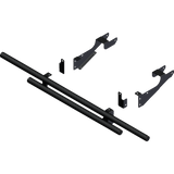 KFI PRODUCTS REAR BUMPER - - POLARIS (101850) Black Front - Driven Powersports