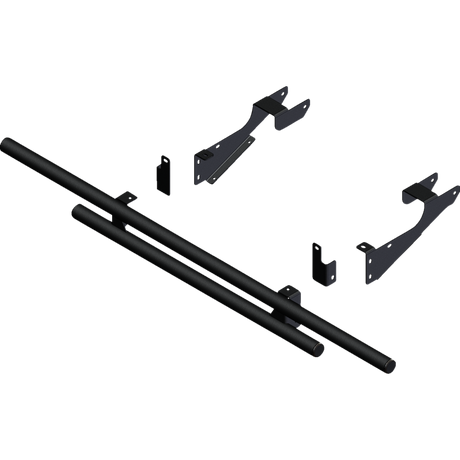 KFI PRODUCTS REAR BUMPER - - POLARIS (101850) Black Front - Driven Powersports