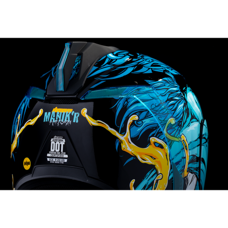 ICON HELMET AIRFORM MIPS MANIK'RR Light Blue Front - Driven Powersports