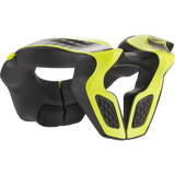 ALPINESTARS Neck Support (Youth) Black/Yellow Back - Driven Powersports
