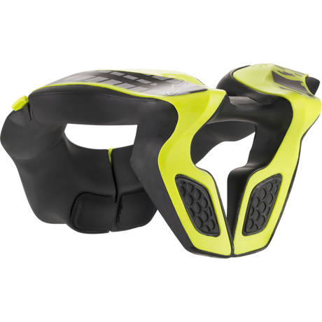 ALPINESTARS Neck Support (Youth) Black/Yellow Back - Driven Powersports