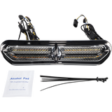 CUSTOM DYNAMICS INSERT LEDVENT AM/WHT Chrome Front - Driven Powersports