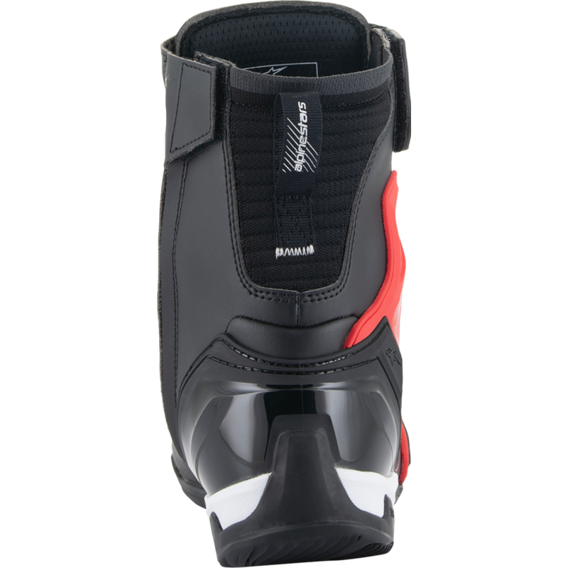 ALPINESTARS SHOE SUPERFASTER Black/Bright Red/White Back - Driven Powersports